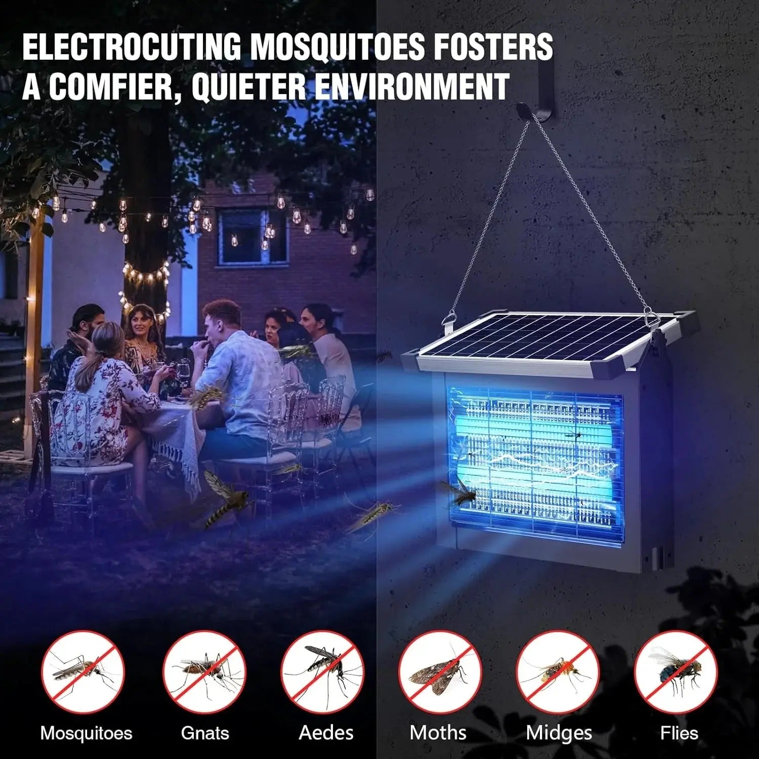 Solar Powered Bugs Zapper proxtools